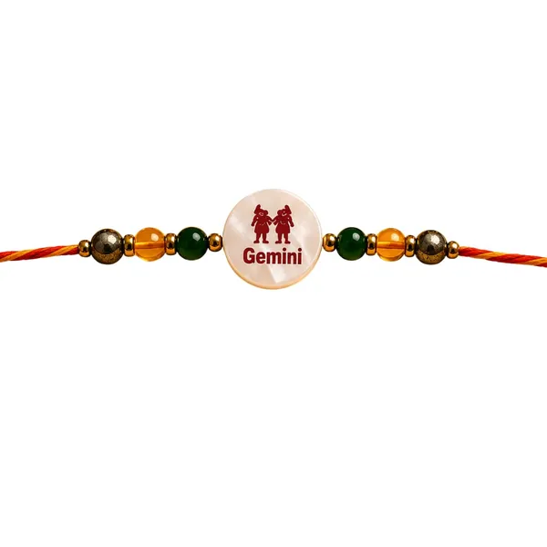 Gemini_Rakhi_With_Mother_Of_Pearl