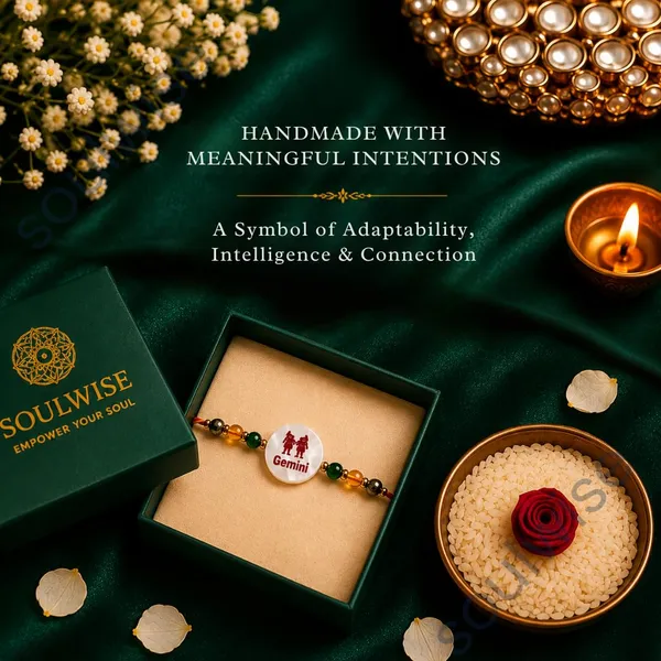 Gemini_Rakhi_With_Mother_Of_Pearl