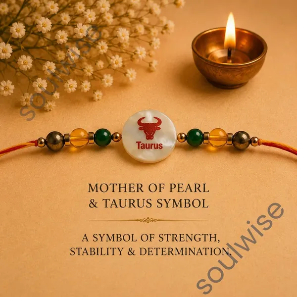 Taurus_Rakhi_With_Mother_Of_Pearl