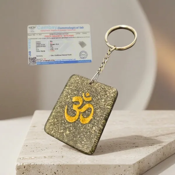Pyrite_Wealth_Magnet_Keychain_Aum