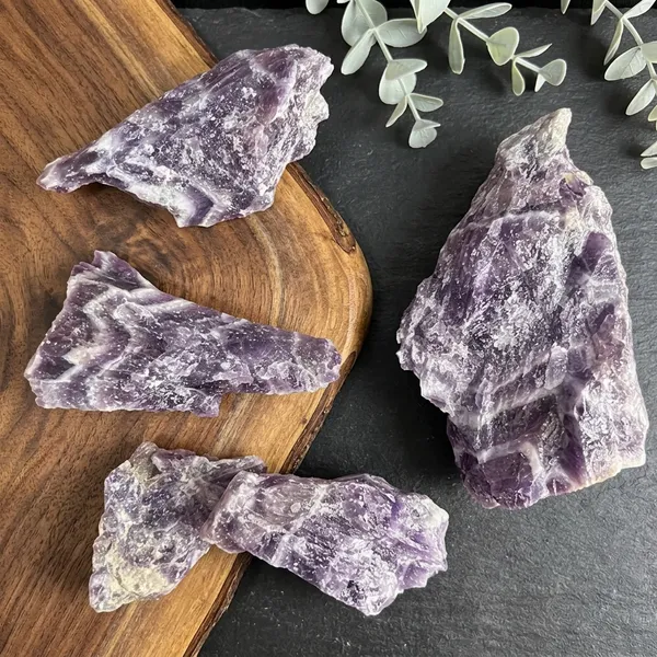 Raw_Chevron_Amethyst_Healing_Crystal_Set_Of_4
