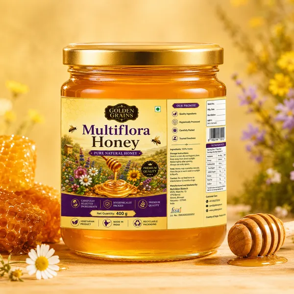 Golden_Grains_Multiflora_Pure_Natural_Honey_400G