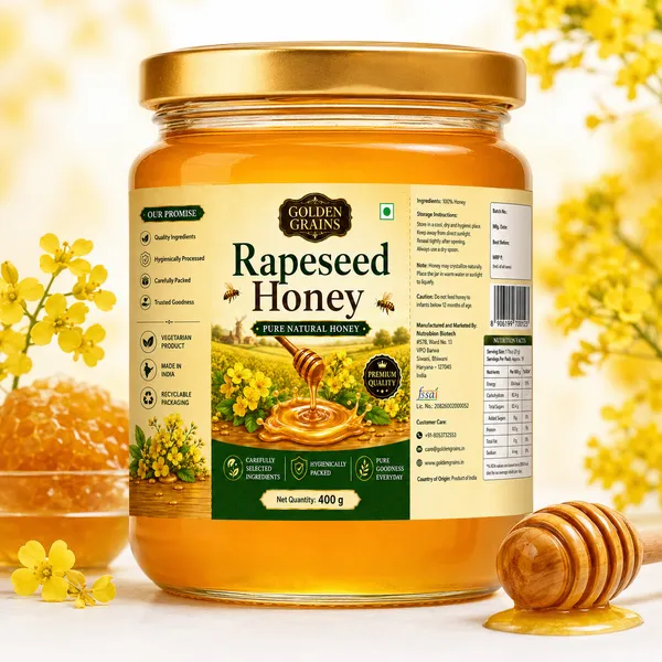 Golden_Grains_Pure_Natural_Rapeseed_Honey_400G