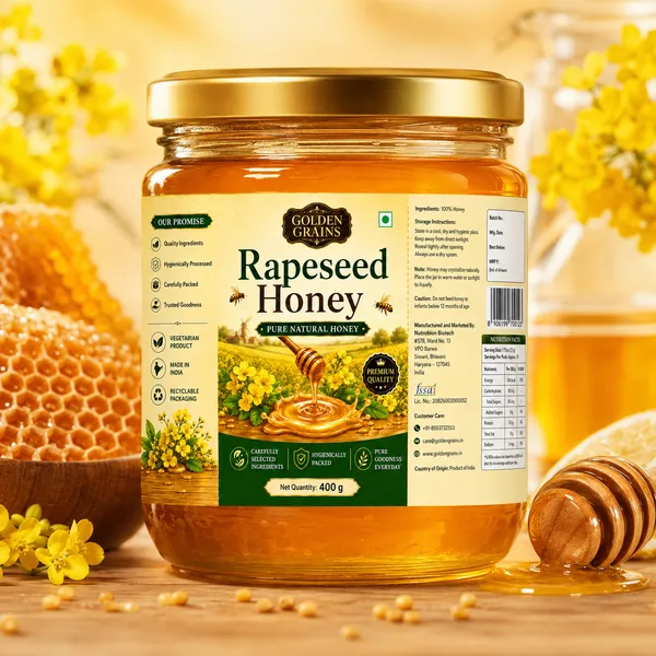 Golden_Grains_Pure_Natural_Rapeseed_Honey_400G