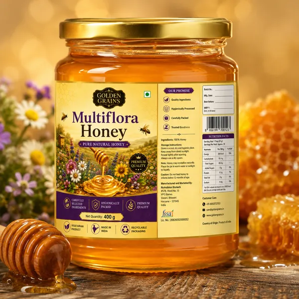 Golden_Grains_Multiflora_Pure_Natural_Honey_400G