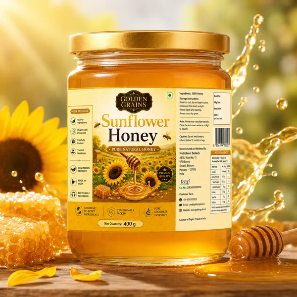 Golden_Grains_Sunflower_Honey_Pure_Natural_Honey_400G