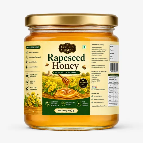 Golden_Grains_Pure_Natural_Rapeseed_Honey_400G