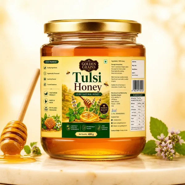 Golden_Grains_Pure_Natural_Tulsi_Honey_400G