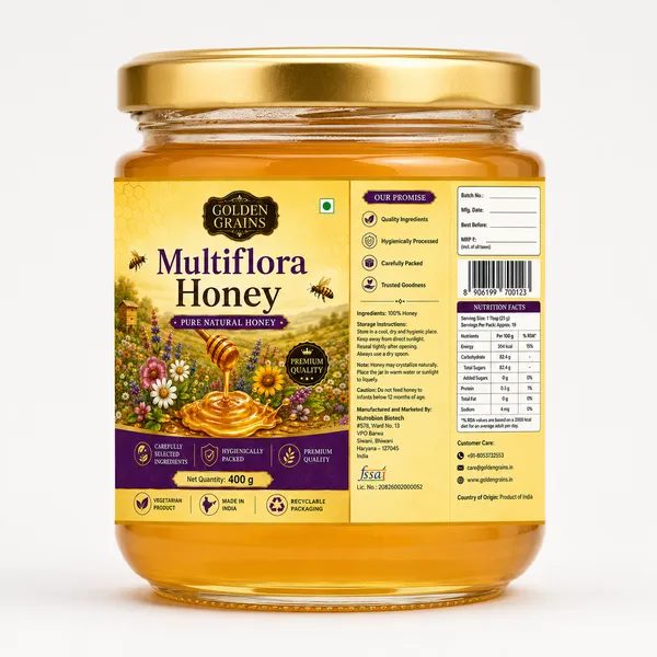 Golden_Grains_Multiflora_Pure_Natural_Honey_400G