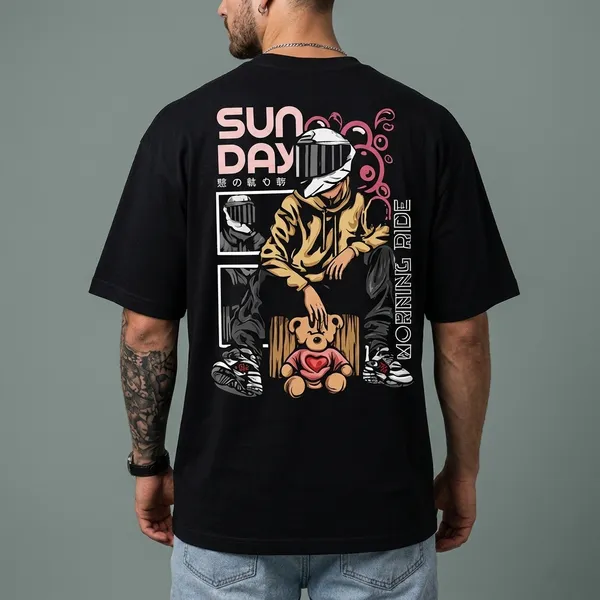 Oversized_Drop_Shoulder_French_Terry_Cotton_T-Shirt