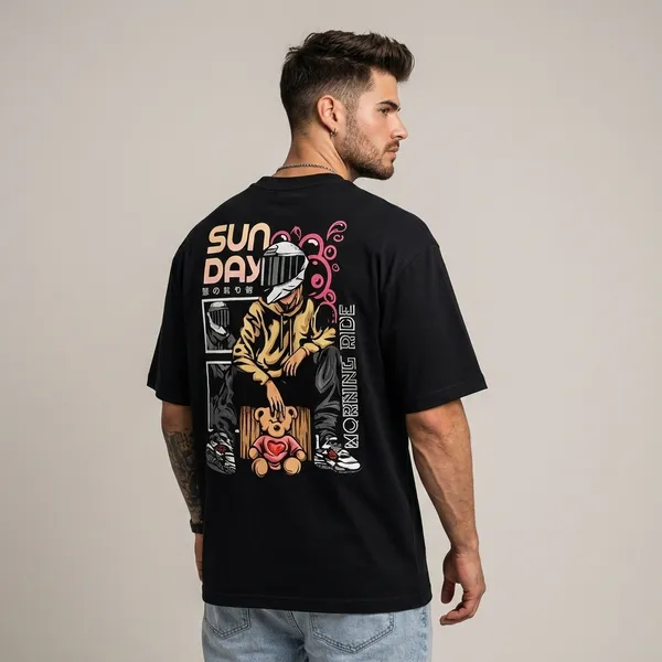 Oversized_Drop_Shoulder_French_Terry_Cotton_T-Shirt