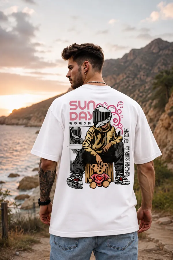 Oversized_Drop_Shoulder_French_Terry_Cotton_T-Shirt