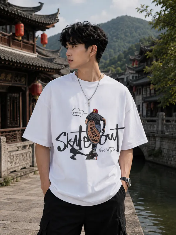 Oversized_Drop_Shoulder_French_Terry_Cotton_T-Shirt