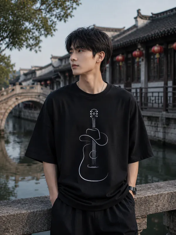 Oversized_Drop_Shoulder_French_Terry_Cotton_T-Shirt