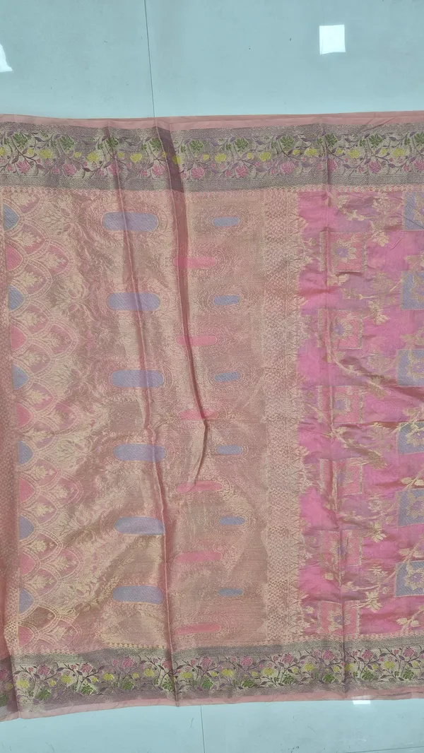 Blush_Pink_Cotton_Weave_Saree_For_Women