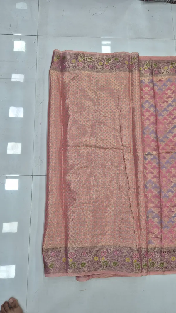Blush_Pink_Cotton_Weave_Saree_For_Women