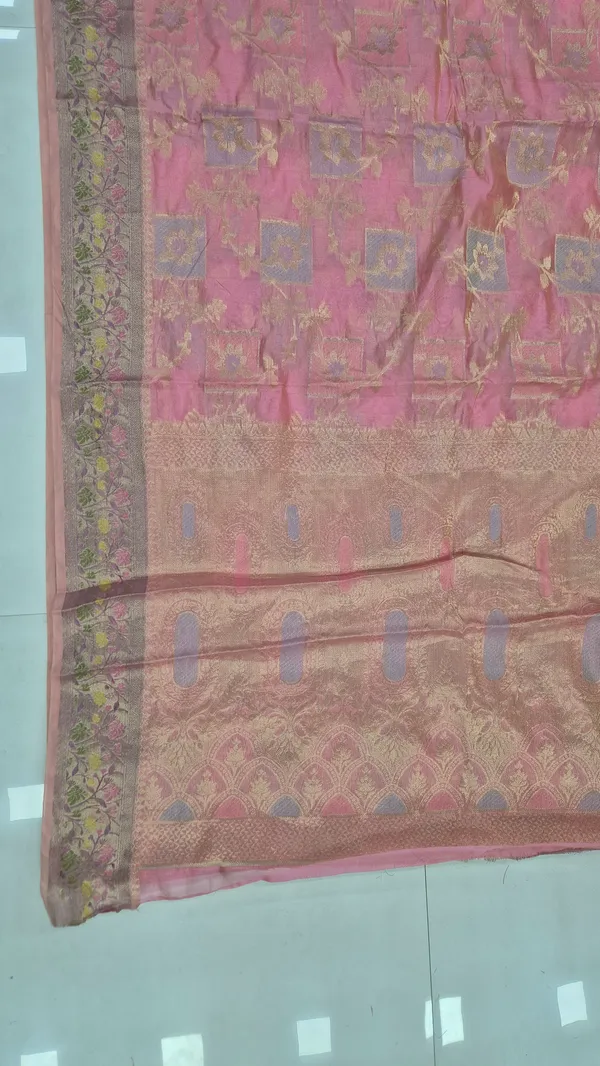 Blush_Pink_Cotton_Weave_Saree_For_Women