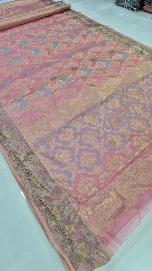 Blush_Pink_Cotton_Weave_Saree_For_Women
