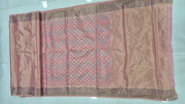 Blush_Pink_Cotton_Weave_Saree_For_Women