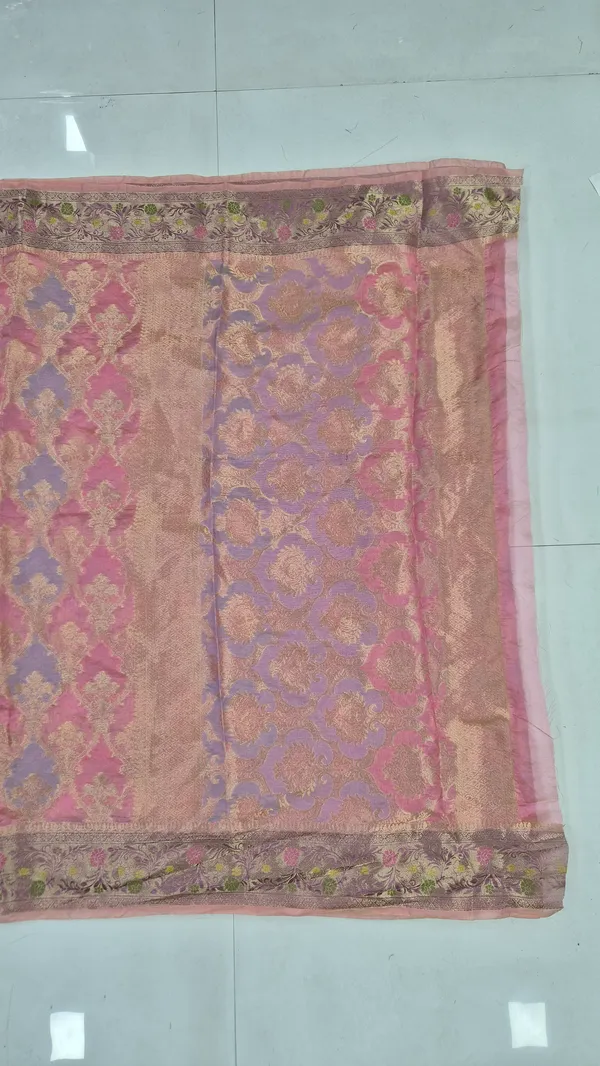 Blush_Pink_Cotton_Weave_Saree_For_Women