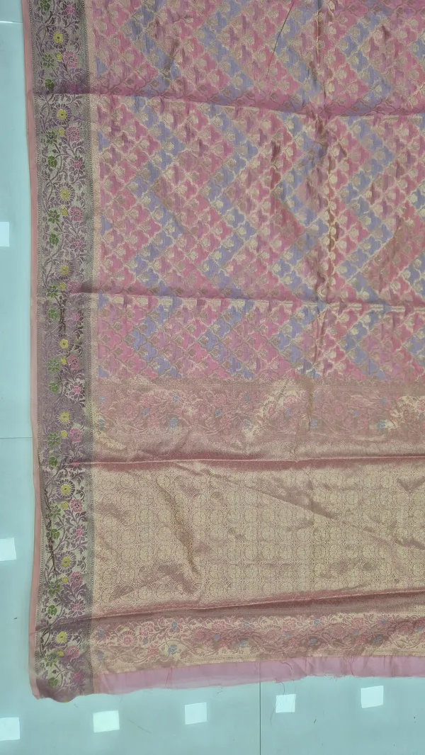 Blush_Pink_Cotton_Weave_Saree_For_Women