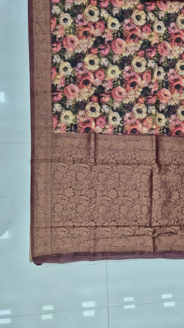 Deep_Wine_Cotton_Weave_Saree_For_Women