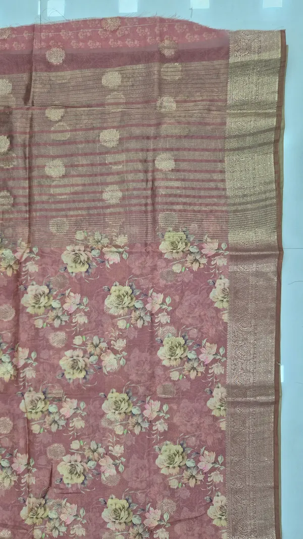 Dusty_Mauve_Cotton_Weave_Saree_For_Women