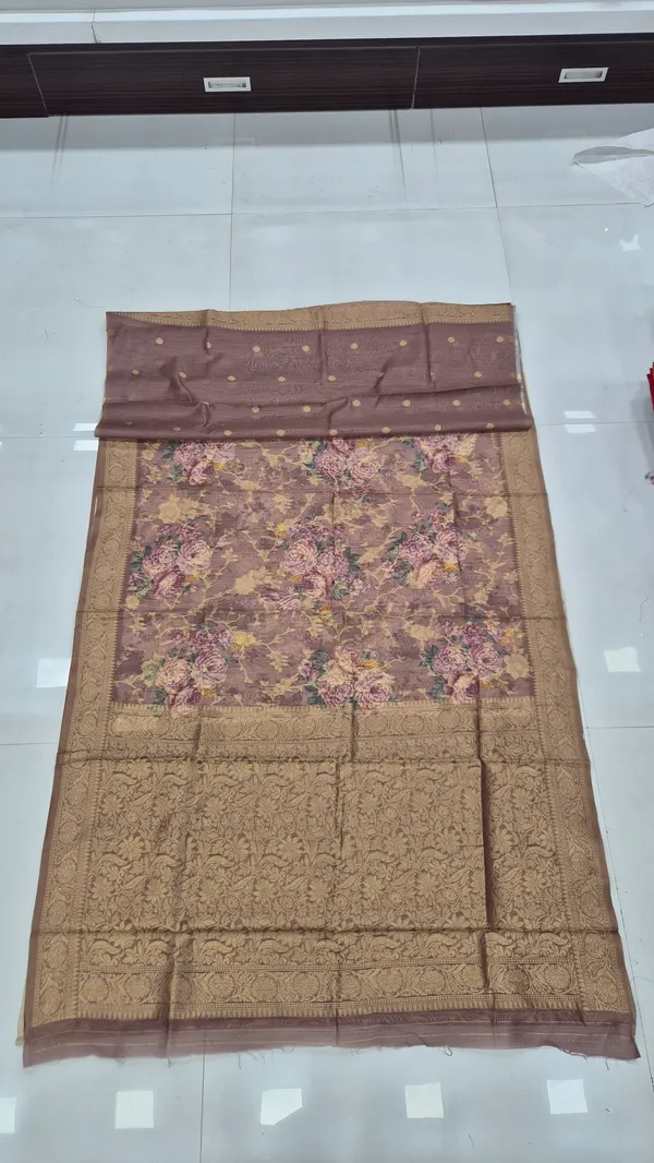 Mauve_Taupe_Cotton_Weave_Saree_For_Women