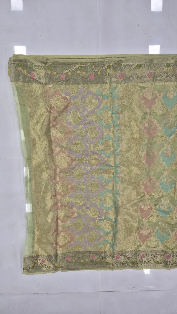Pista_Green_Cotton_Weave_Saree_For_Women
