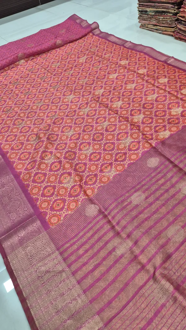 Plum_Purple_Cotton_Weave_Saree_For_Women