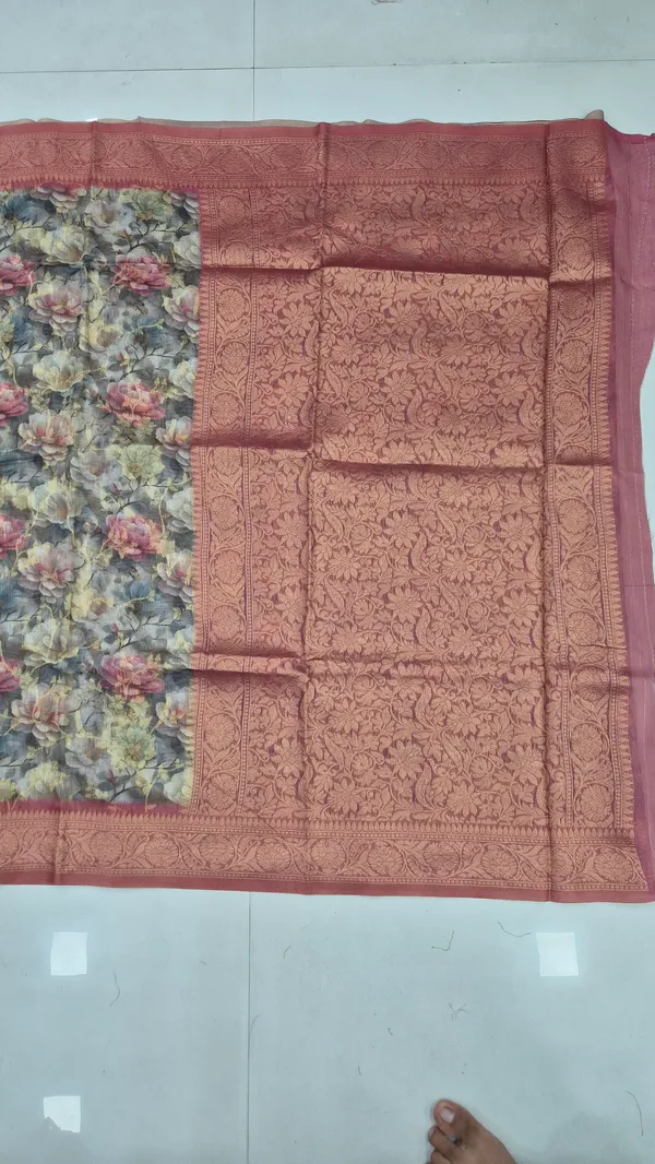 Rose_Taupe_Cotton_Weave_Saree_For_Women