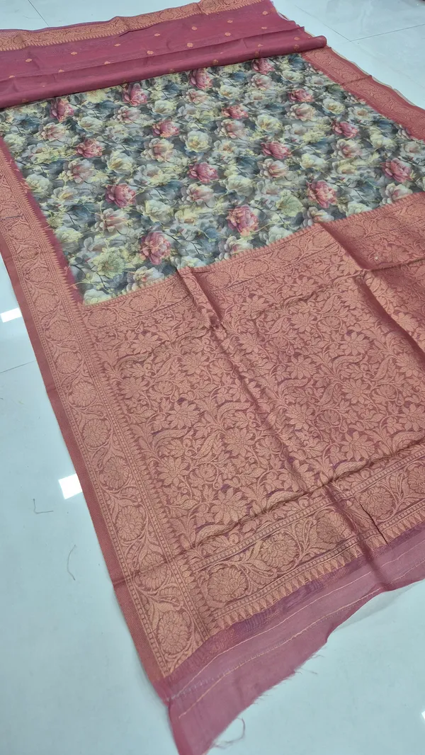 Rose_Taupe_Cotton_Weave_Saree_For_Women