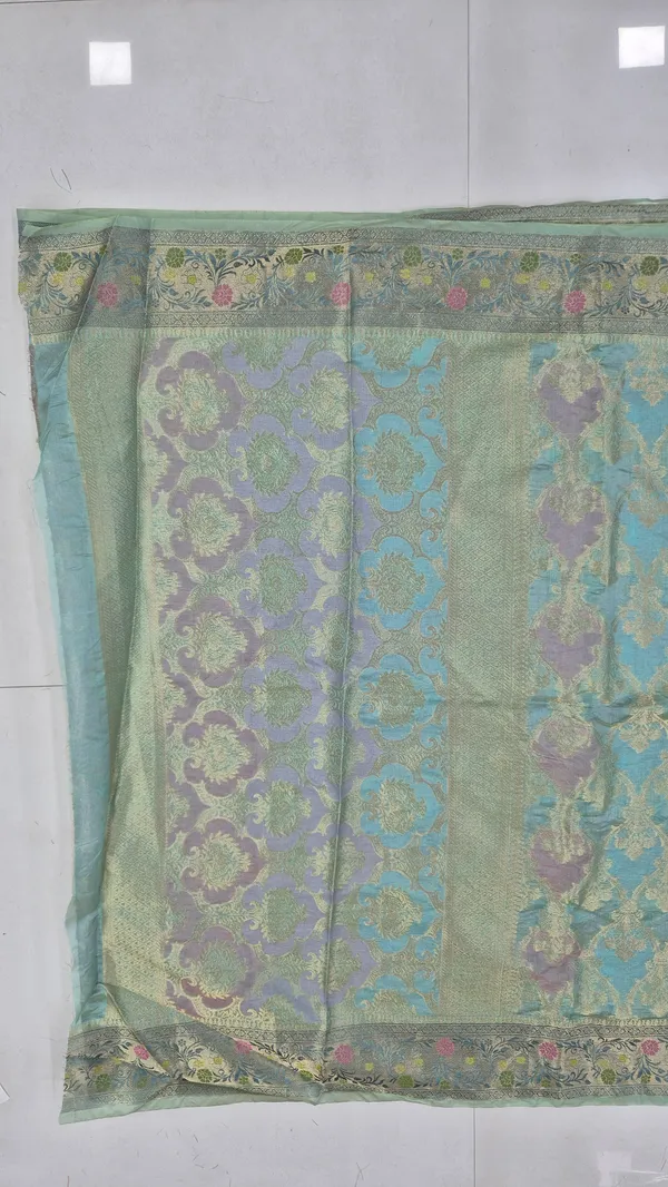 Sage_Green_Cotton_Weave_Saree_For_Women