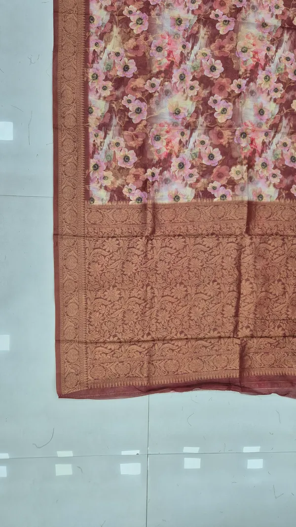 Taupe_Mauve_Cotton_Weave_Saree_For_Women