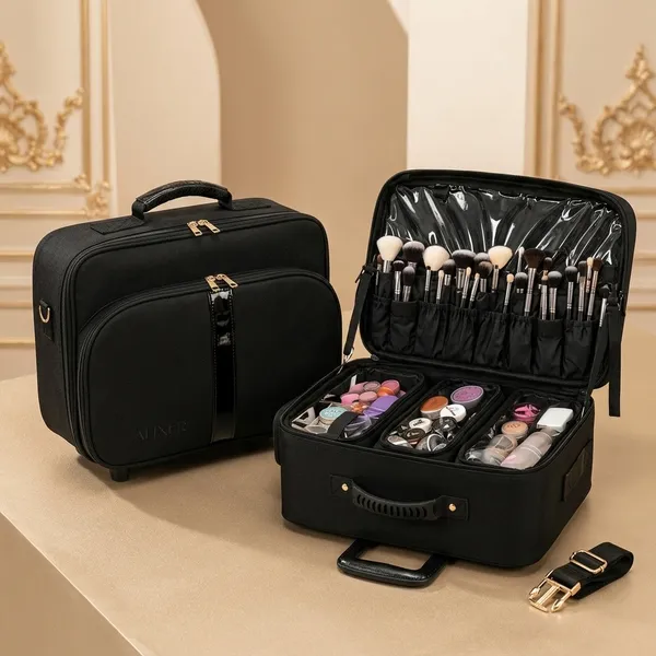 Black_Synthetic_Makeup_And_Hair_Tools_Organizer_Case_For_Women