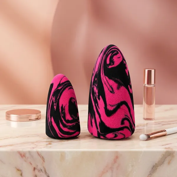 Pink_Soft_Marble_Makeup_Sponge_Blender_For_Women_(Pack_Of_2_)