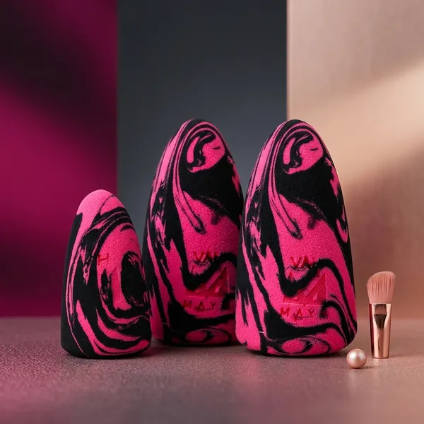 Pink_Soft_Marble_Makeup_Sponge_Blender_For_Women_(Pack_Of_2_)