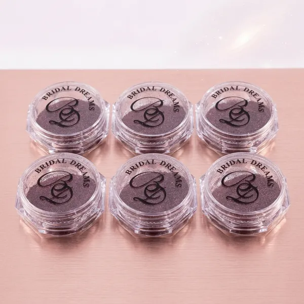 Burgundy_Synthetic_Shimmer_Powder_For_Women_(Pack_Of_6_)