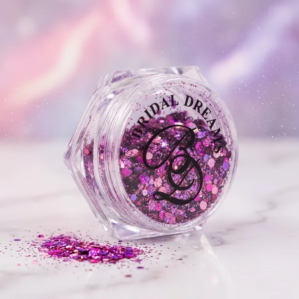 Pink_Synthetic_Cosmetic_Glitter_Mix_For_Women