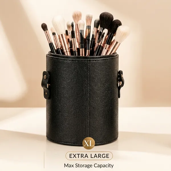 Black_Pu_Leather_Makeup_Brush_Holder_Set_For_Women