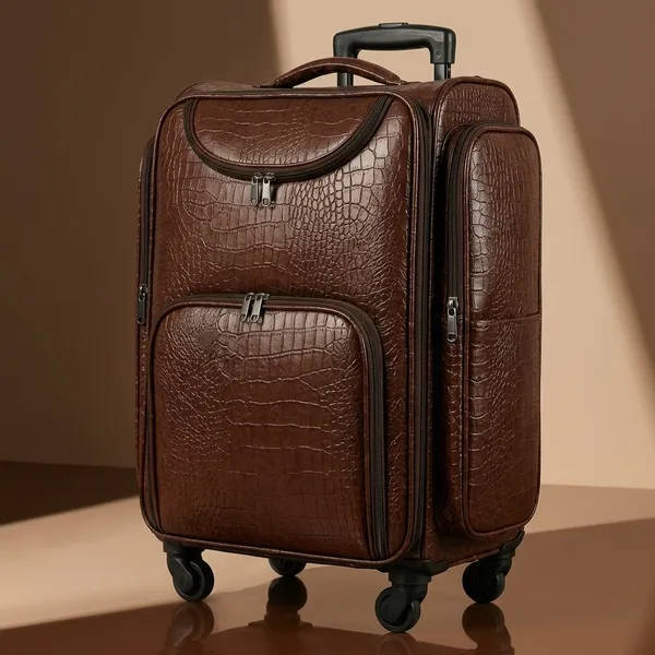 Brown_Pu_Leather_Premium_Trolley_Bag_For_Women