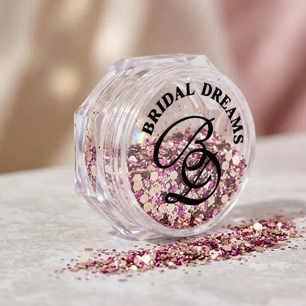 Pink_&_Silver_Synthetic_Glitter_Mix_For_Women