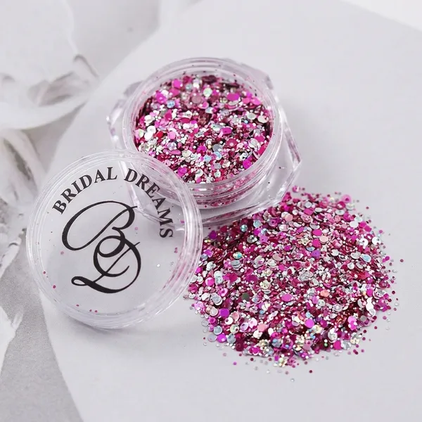 Pink_Synthetic_Premium_Glitter_Mix_For_Women