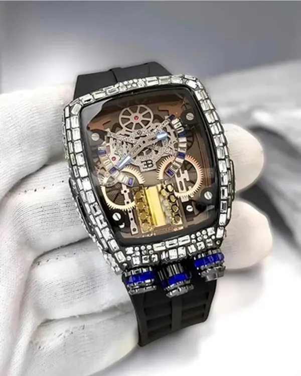 Knight_Watch,Luxury_Skeleton_Watch_with_Crystal_Bezel,_Mechanical_Movement,_Black_Silicone_Band