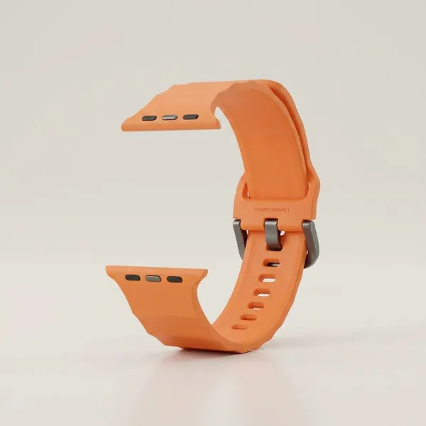 Orange_Nylon_Wave_Sport_Smartwatch_Band