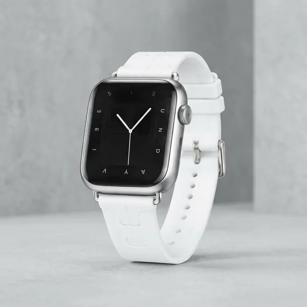 White_Silicone_Rugged_Sport_Smartwatch_Band