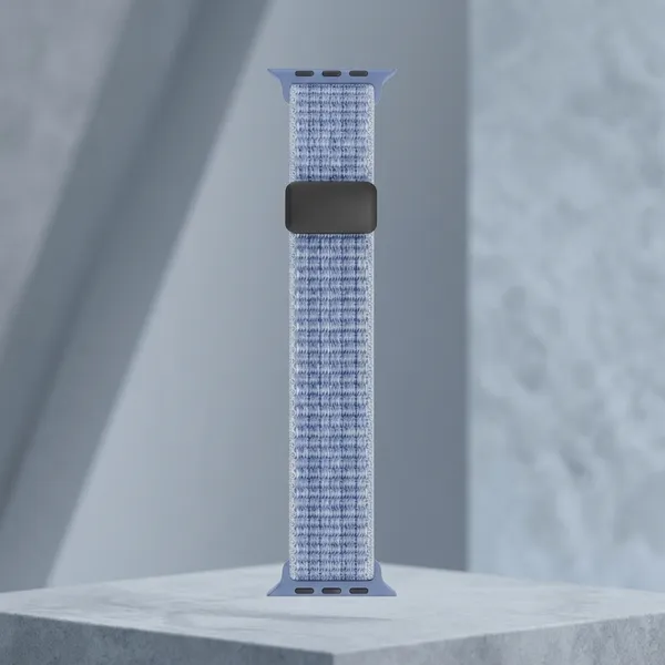 Blue_Nylon_Woven_Sport_Smartwatch_Band