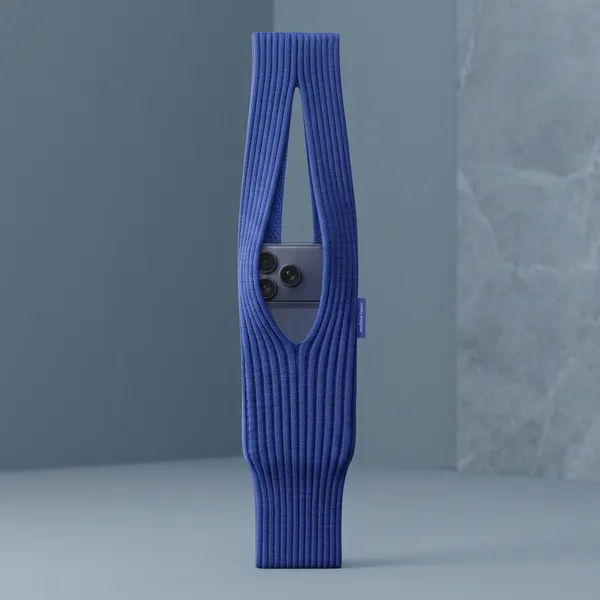 Navy_Blue_Ribbed_Textile_Crossbody_Phone_Sling_For_Unisex