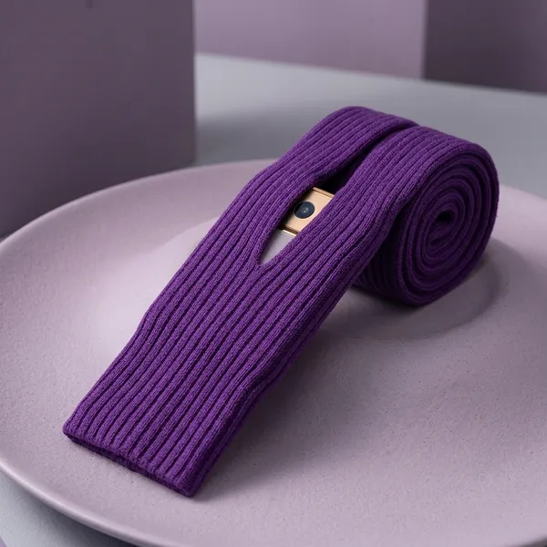 Purple_Ribbed_Textile_Crossbody_Phone_Sling_For_Unisex