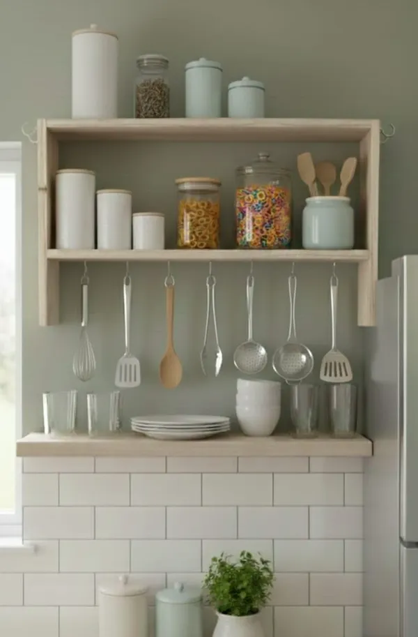 Pine_Wood_Scandinavian_Two_Tier_Countertop_Organizer_Shelf/wall_hanging_shelf